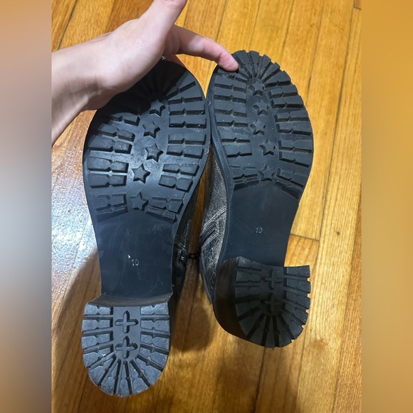 DIBA TRUE CRAZE HOT MOTO BOOTS Western Cowgirl Grunge Rustic Size 10 - Picture 8 of 12